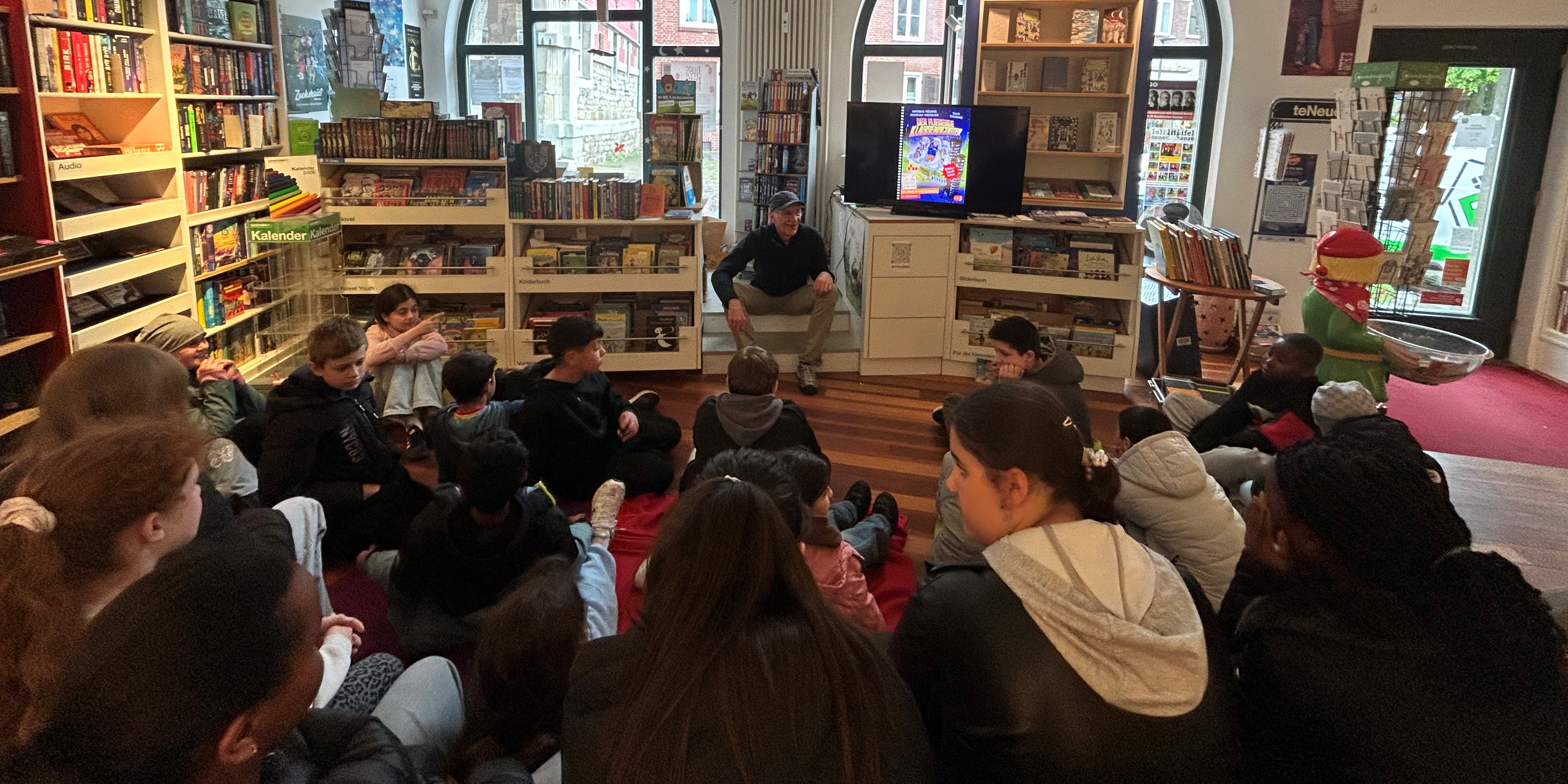 Welttags des Buches: Besuch in der Buchhandlung Backhaus